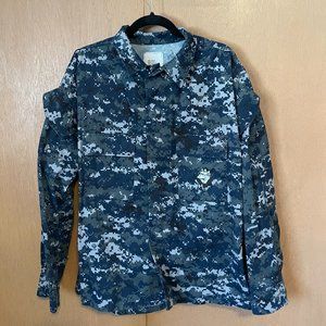 U.S. Navy Military Camo Print Jacket